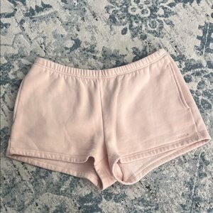 Aritzia low rise Pink Cozy Lounge Shorts